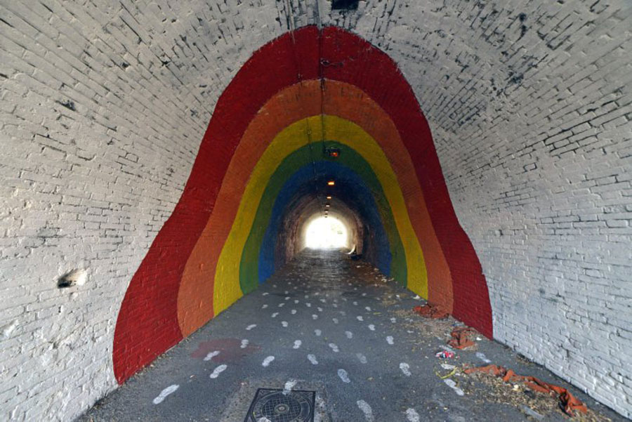 quadraro roma muro tunnel